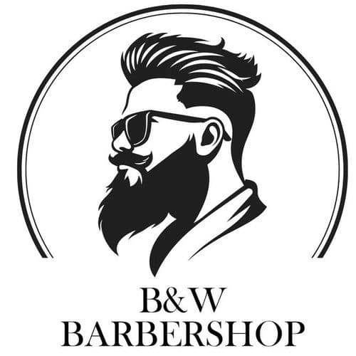 BLACK AND WHITE BARBER SHOP